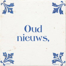 Oud nieuws, - 2 keer bekeken