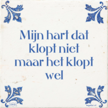 Mijn hart dat klopt niet maar het klopt wel - 11 keer bekeken