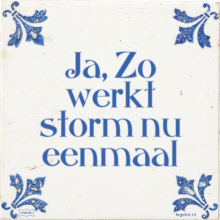 Ja, Zo werkt storm nu eenmaal - 3 keer bekeken