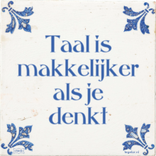 Taal is makkelijker als je denkt - 7 keer bekeken