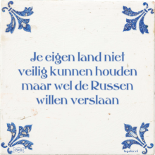 Je eigen land niet veilig kunnen houden maar wel de Russen willen verslaan - 5 keer bekeken
