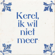 Kerel, ik wil niet meer - 1 keer bekeken