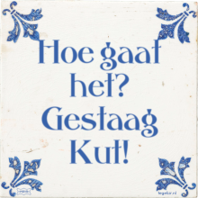 Hoe gaat het? Gestaag Kut! - 2 keer bekeken