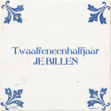 Twaalfeneenhalfjaar JE BILLEN - 1 keer bekeken