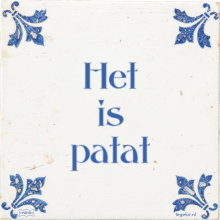 Het is patat - 1 keer bekeken