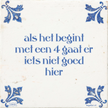 als het begint met een 4 gaat er iets niet goed hier - 5 keer bekeken