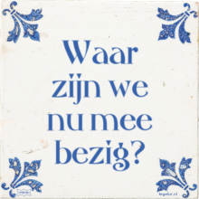 Waar zijn we nu mee bezig? - 1 keer bekeken