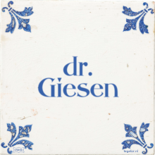 dr. Giesen - 1 keer bekeken