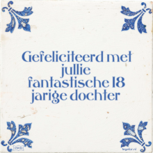 Gefeliciteerd met jullie fantastische 18 jarige dochter - 5 keer bekeken
