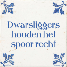 Dwarsliggers houden het spoor recht - 1 keer bekeken