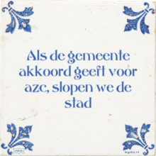 Als de gemeente akkoord geeft voor azc, slopen we de stad - 2 keer bekeken