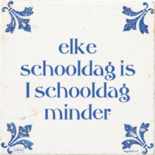 elke schooldag is 1 schooldag minder - 1 keer bekeken