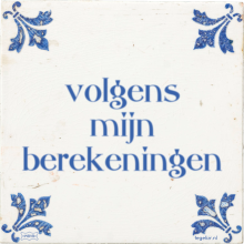 volgens mijn berekeningen - 16 keer bekeken