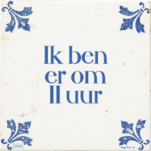 Ik ben er om 11 uur - 2 keer bekeken