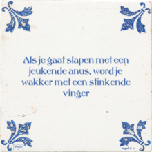 Als je gaat slapen met een jeukende anus, word je wakker met een stinkende vinger - 1 keer bekeken