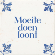 Moeite doen loont - 4 keer bekeken