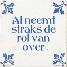 AI neemt straks de rol van over - 1 keer bekeken
