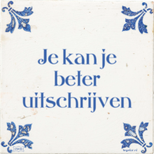 Je kan je beter uitschrijven - 7 keer bekeken
