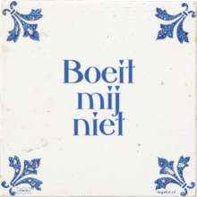 Boeit mij niet - 10 keer bekeken