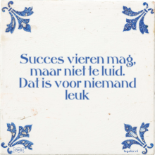 Succes vieren mag, maar niet te luid. Dat is voor niemand leuk - 16 keer bekeken