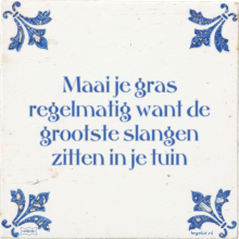 Maai je gras regelmatig want de grootste slangen zitten in je tuin - 5 keer bekeken