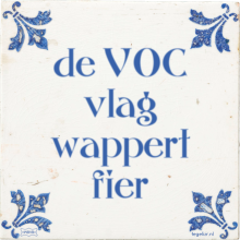de VOC vlag wappert fier - 7 keer bekeken