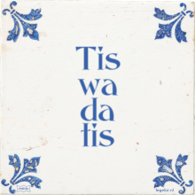 Tis wa da tis - 4 keer bekeken