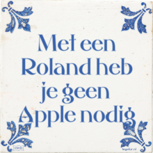 Met een Roland heb je geen Apple nodig - 5 keer bekeken