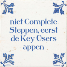 niet Complete Steppen, eerst de Key Users appen - 11 keer bekeken
