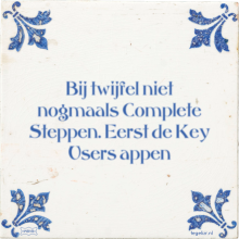 Bij twijfel niet nogmaals Complete Steppen. Eerst de Key Users appen - 12 keer bekeken