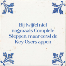 Bij twijfel niet nogmaals Complete Steppen, maar eerst de Key Users appen - 14 keer bekeken