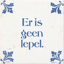 Er is geen lepel. - 5 keer bekeken