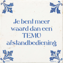 Je bent meer waard dan een TEMU afstandbediening - 5 keer bekeken