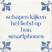 schapen kijken het liefst op hun smartphones - 14 keer bekeken