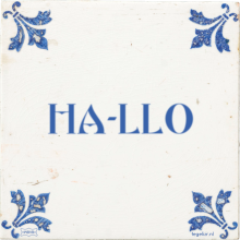 HA-LLO - 13 keer bekeken