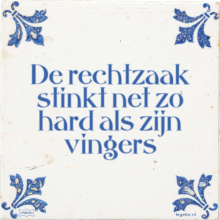 De rechtzaak stinkt net zo hard als zijn vingers - 2 keer bekeken