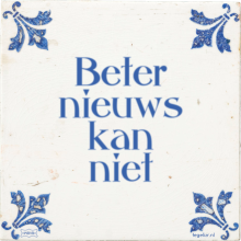 Beter nieuws kan niet - 1 keer bekeken