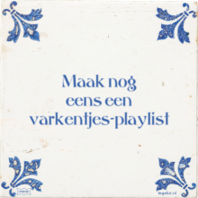 Maak nog eens een varkentjes-playlist - 1 keer bekeken