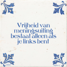 Vrijheid van meningsuiting bestaat alleen als je links bent - 2 keer bekeken