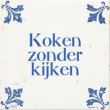 Koken zonder kijken - 2 keer bekeken