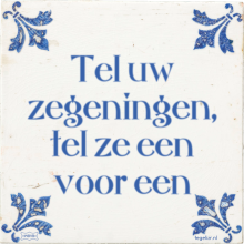 Tel uw zegeningen, tel ze een voor een - 1 keer bekeken