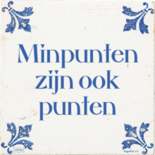 Minpunten zijn ook punten - 1 keer bekeken