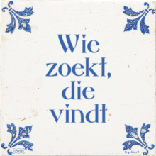 Wie zoekt, die vindt - 2 keer bekeken