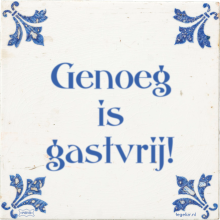 Genoeg is gastvrij! - 2 keer bekeken