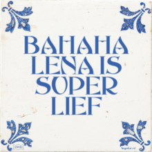 BAHAHA LENA IS SUPER LIEF - 2 keer bekeken