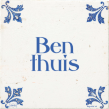 Ben thuis - 8 keer bekeken