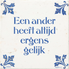 Een ander heeft altijd ergens gelijk - 30 keer bekeken