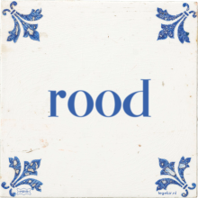 rood - 2 keer bekeken