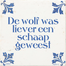 De wolf was liever een schaap geweest - 1 keer bekeken