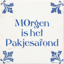MOrgen is het Pakjesafond - 4 keer bekeken